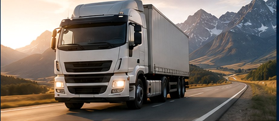 Fleet truck operating on a demanding route